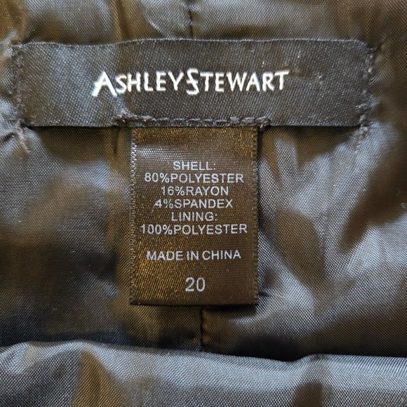 Ashley Stewart Gray Skirt Plus Size 20 - Picture 10 of 12